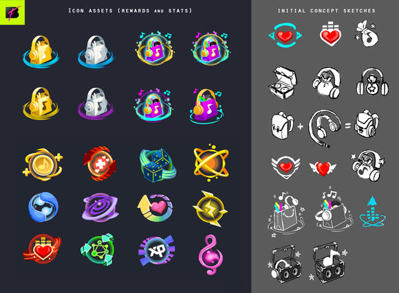 Ui Icons : Boosters, Rewards, Stats